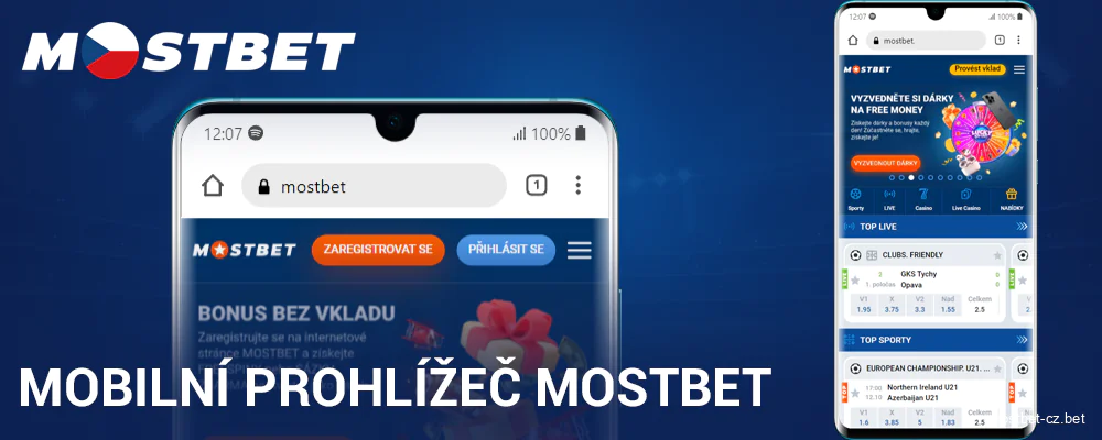 Kasino Mostbet Česká republika v prohlížeči